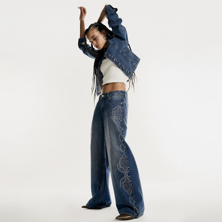 Jeans Mujer Tiro Medio