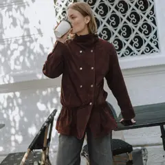 RUPHA - Chaqueta Cuero Mujer