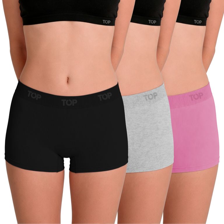 Pack Boxers Algodón Mujer