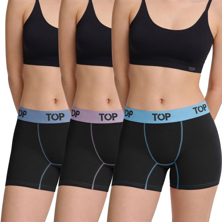 Pack Boxers Algodón Mujer