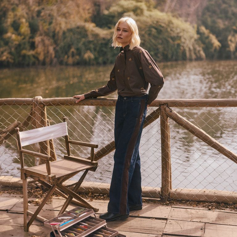Jeans Rada Indigo Mujer Tiro Medio
