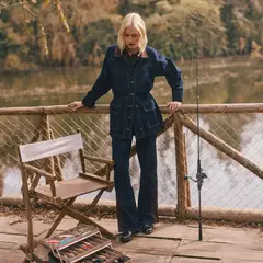 MUTH - Chaqueta Atarraya Indigo Mujer