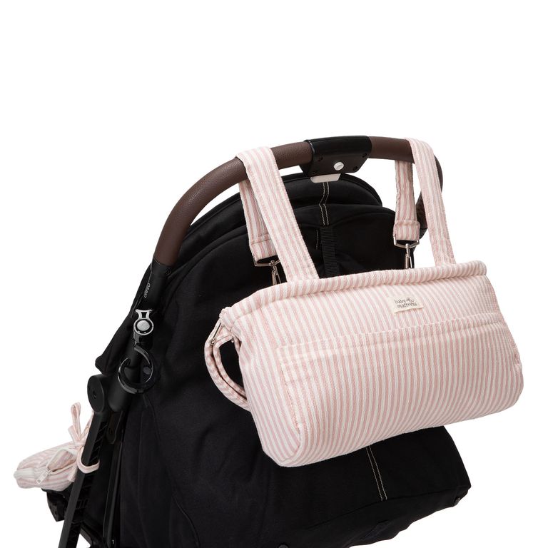 Bolso Coche Rosa Rayas