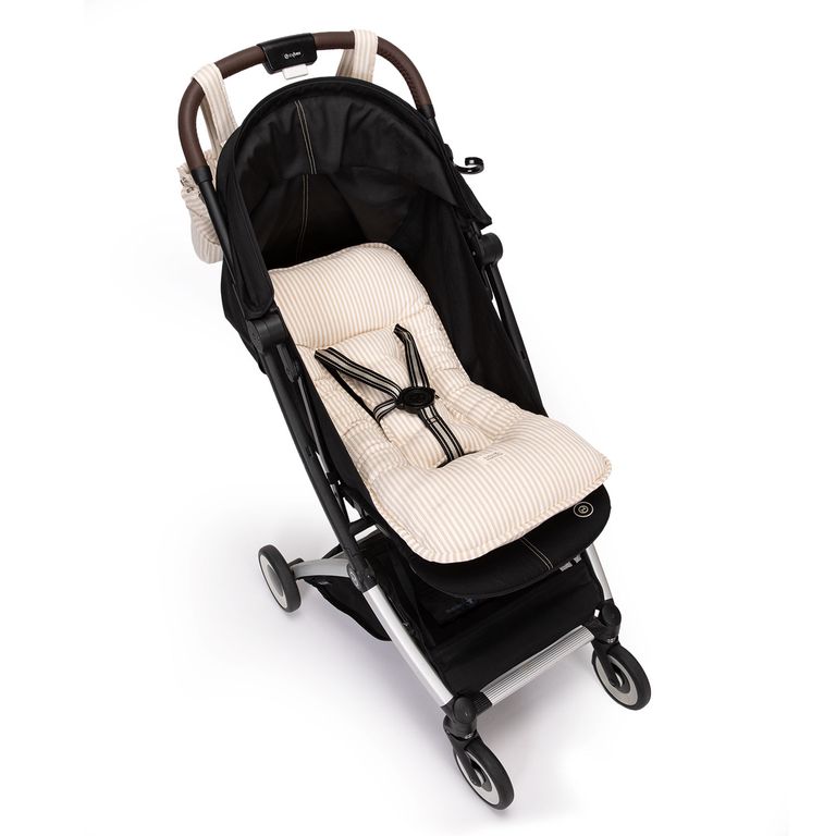 Cojín Coche Beige Rayas