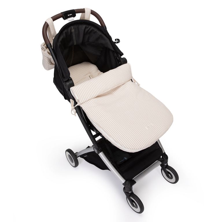 Saco Coche Beige Rayas