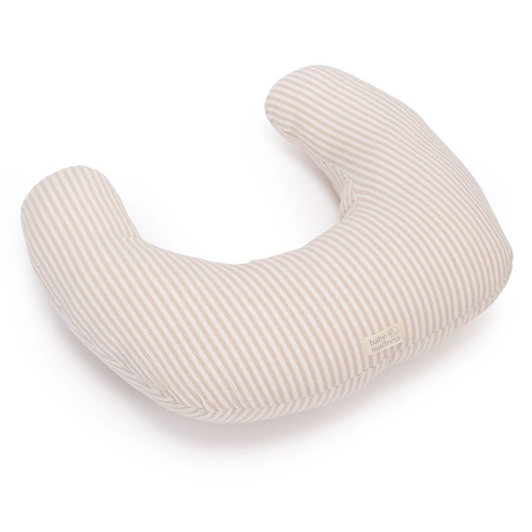 Cojín Lactancia Beige Rayas