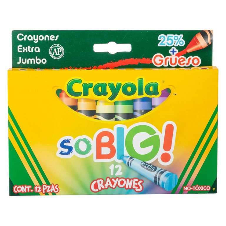 Lápices de Cera So Big Crayo