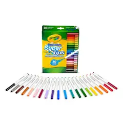CRAYOLA - Marcador Super Tips Lavables