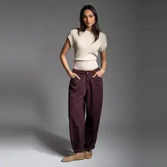 LOLITA LPK - Jeans Tiro Medio Balloon Roberta Burdeo Mujer