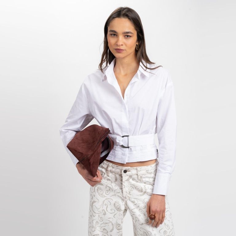Blusa Gazette Blanco Mujer