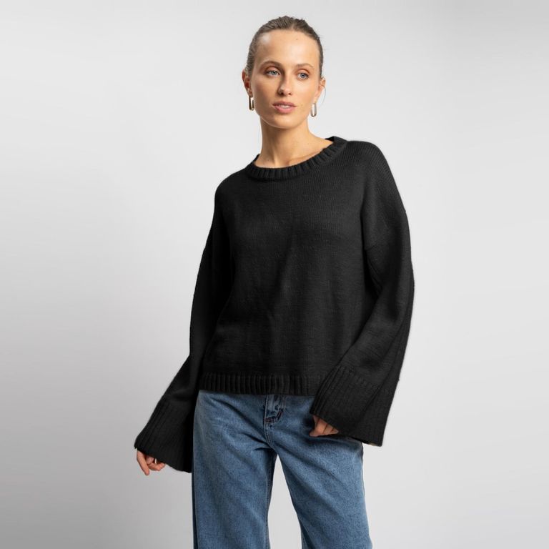 Chaleco Vesta Negro Mujer