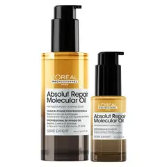 LOREAL PROFESSIONNEL - L'Oréal Professionnel Absolut Repair Molecular Aceite 90 ml + 30 ml