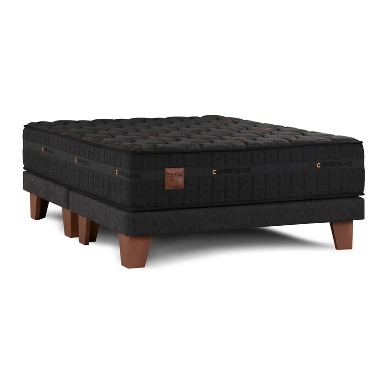 CELTA Cama Europea Copper Black King