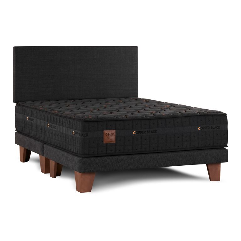 CELTA Cama Europea Copper Black Super King