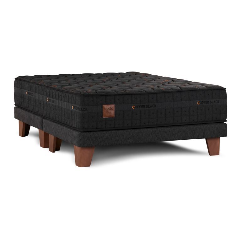 CELTA Cama Europea Copper Black Super King
