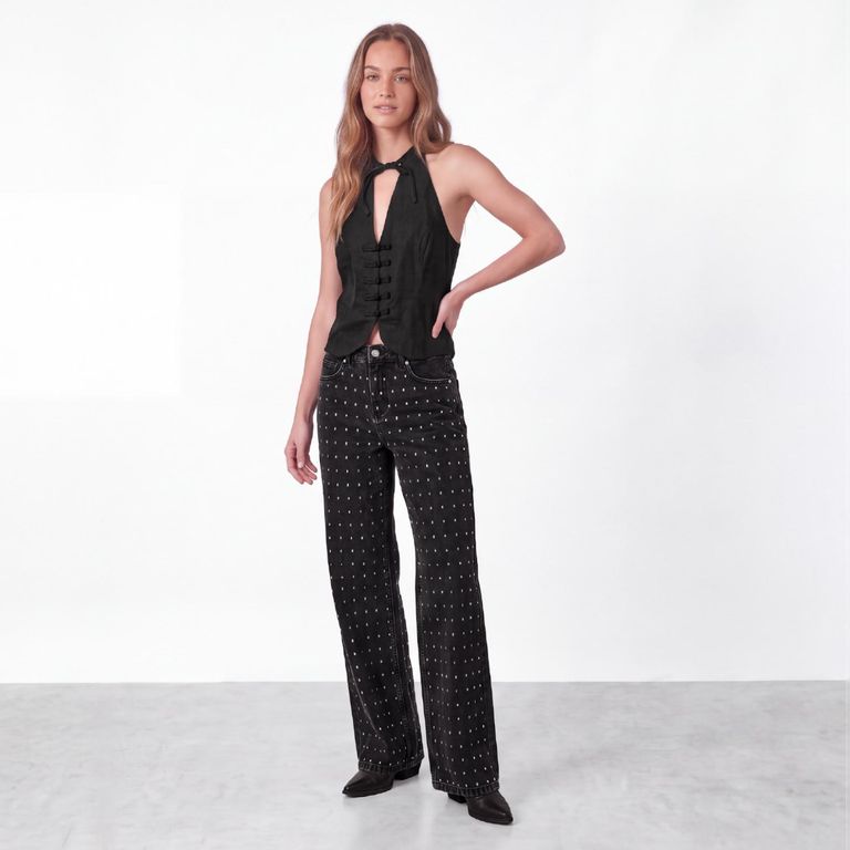 Jeans Azulejos Black Mujer