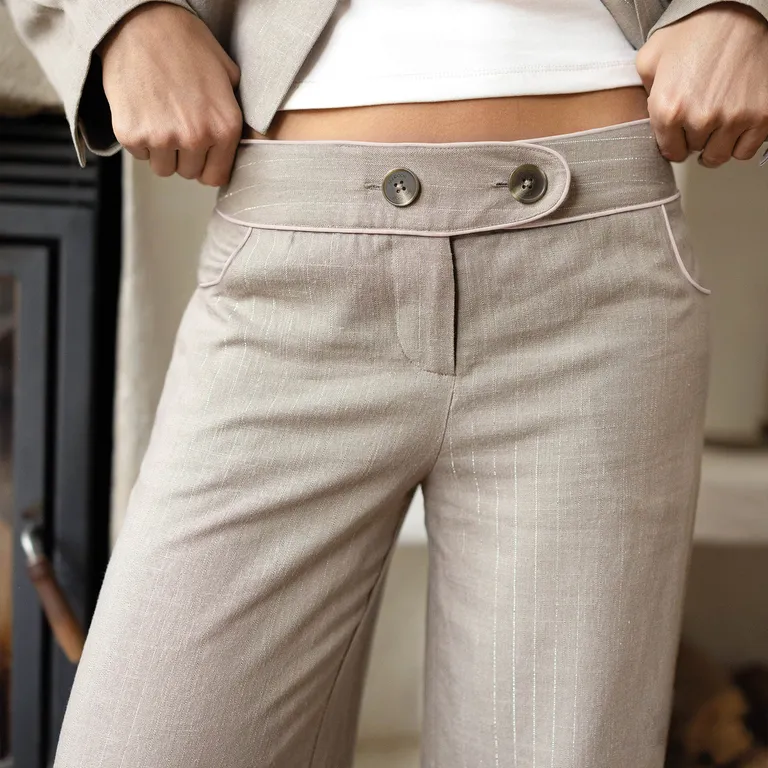 Pantalón Tiro Medio Mujer