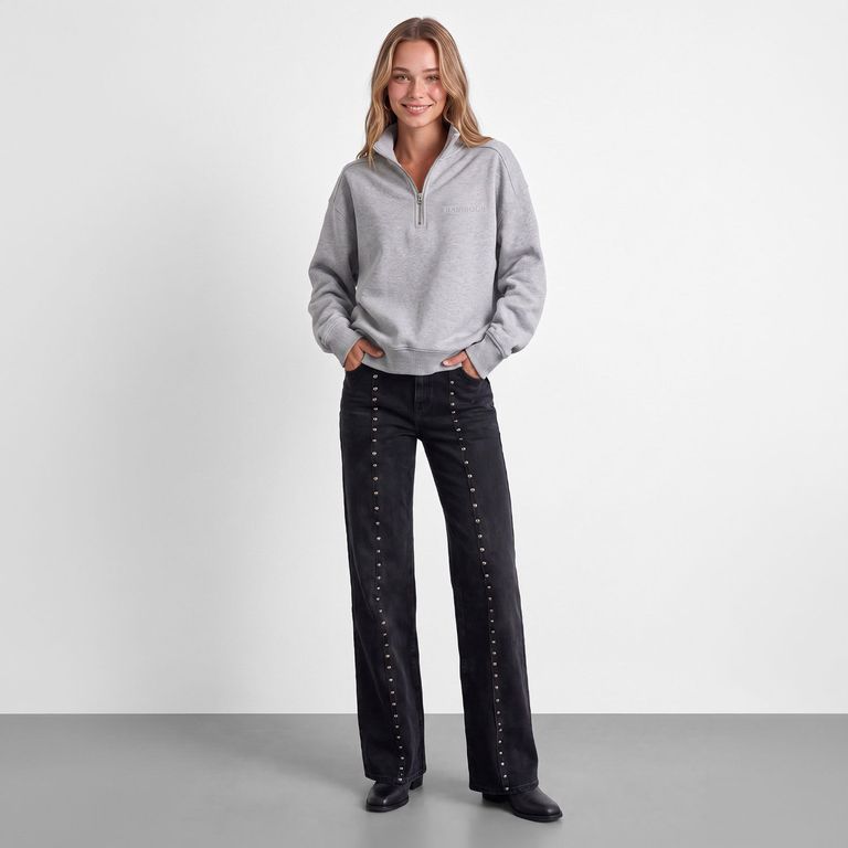 Polerón Mid Zipper Mujer