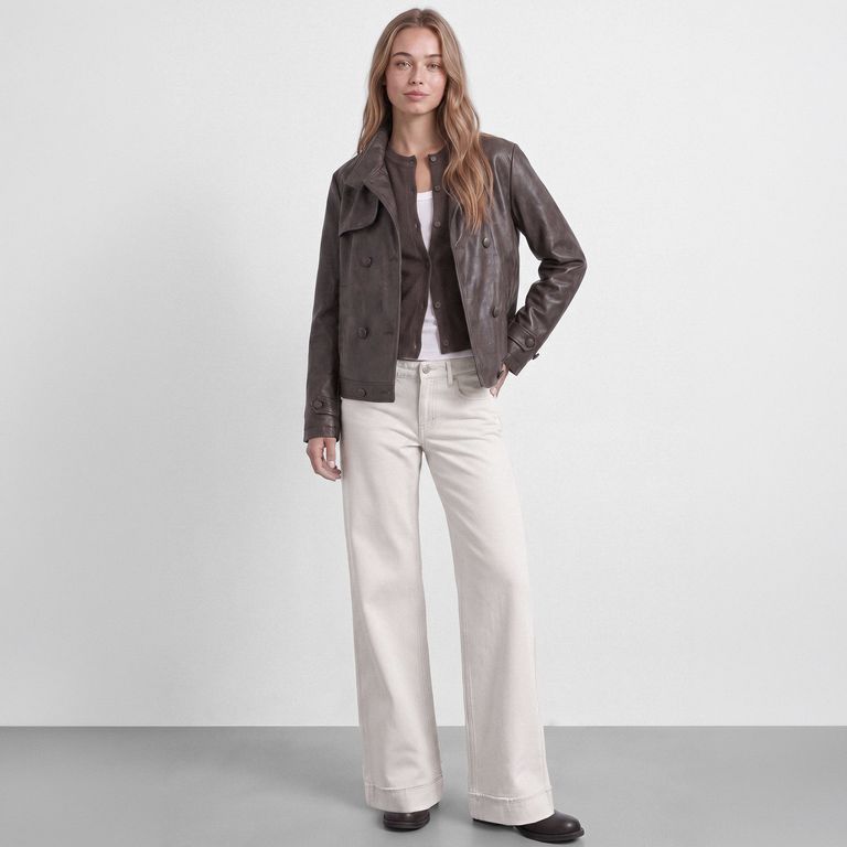 Jeans Tiro Medio Mujer