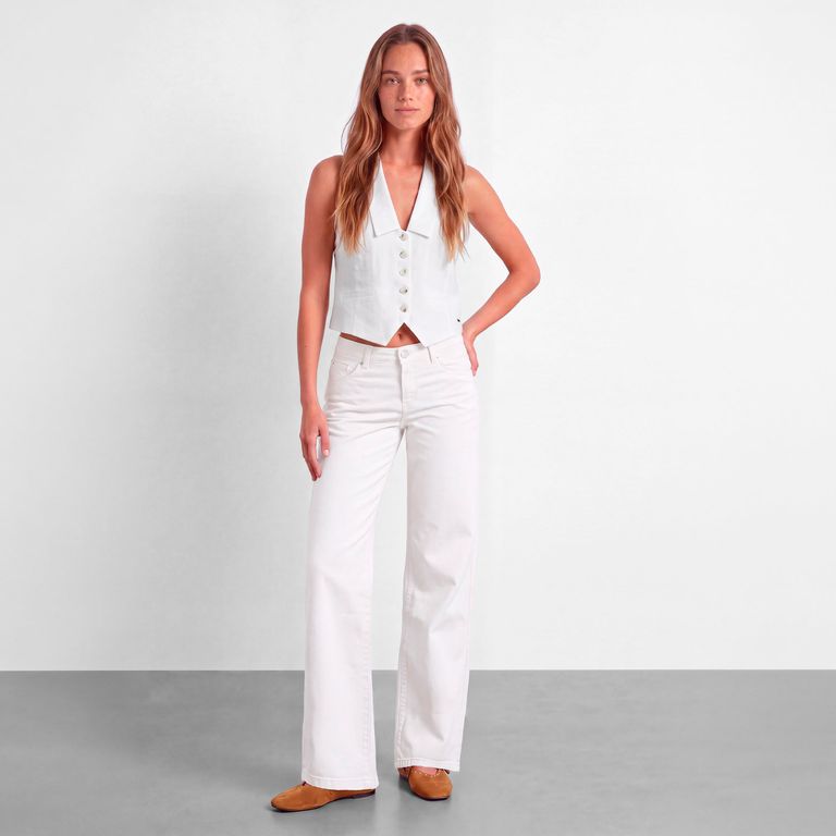 Vest Lino Mujer