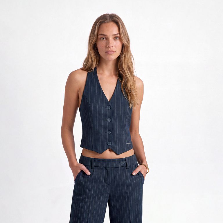 Vest Raya Lurex Mujer