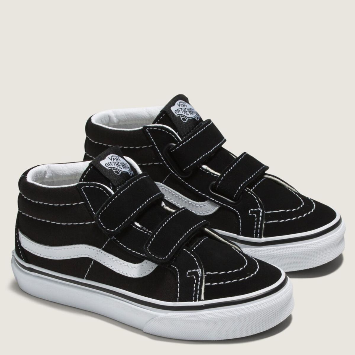 VANS - Sk8-Mid Reissue Zapatilla Urbana Niño Cuero Negro (27 a 34) Vans
