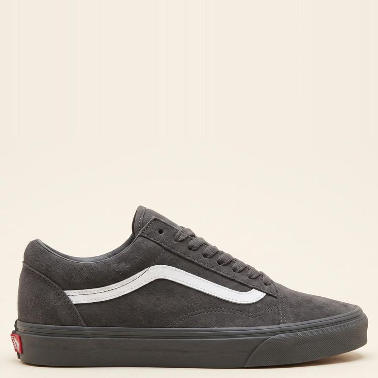 Old Skool Zapatilla Urbana Niño Cuero Negro (34.5 a 39)