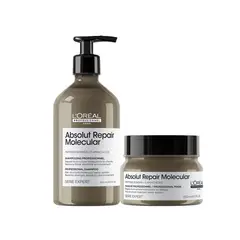 LOREAL PROFESSIONNEL - Shampoo 500ml + Msk 250 ml Absolut Repair Molecular