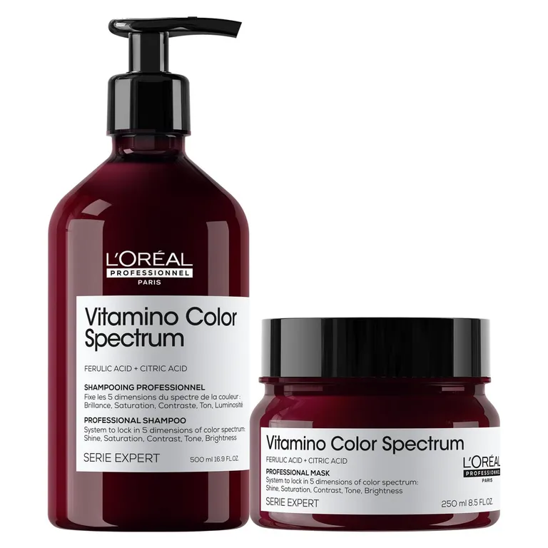 Shampoo 500ml + Mskr 250 ml Vitamino Color Spectrum
