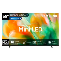 SAMSUNG - 65" Mini LED M80H 4K Vision AI Smart TV (2026) + Control por Voz