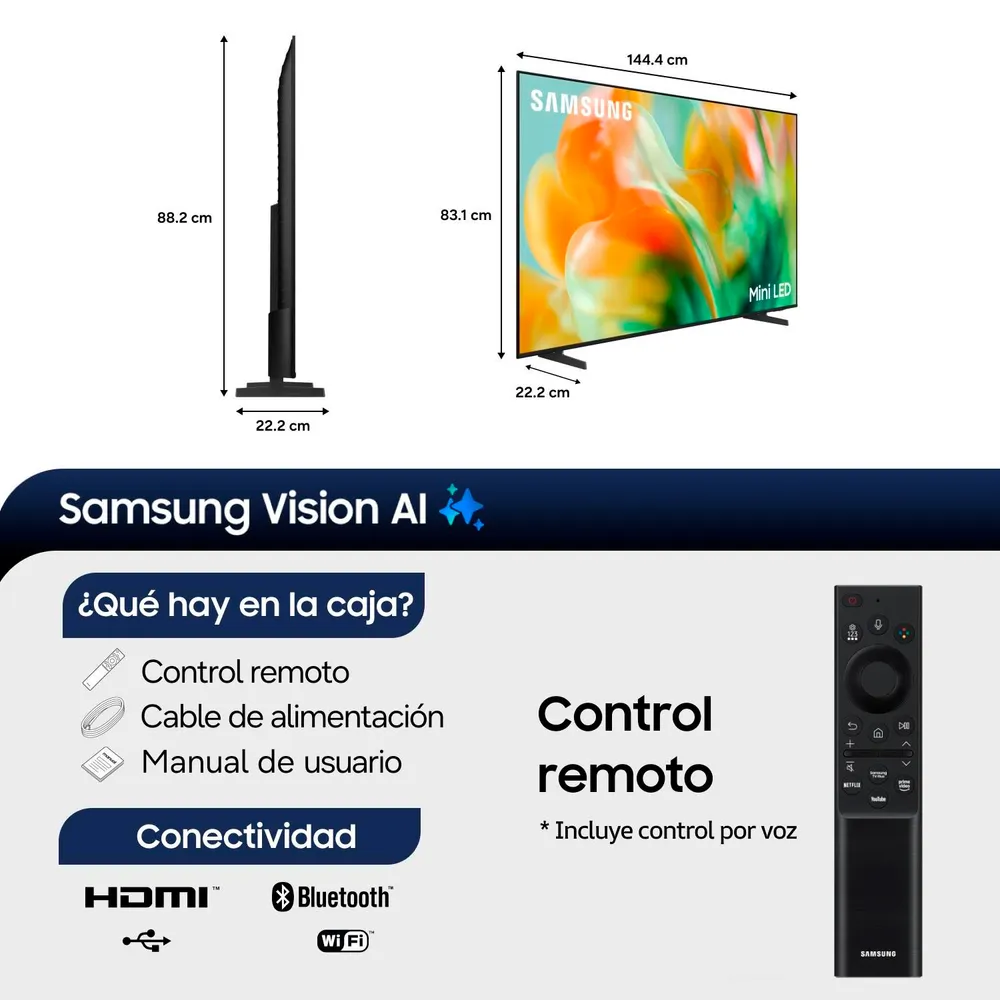 Samsung Mini LED M80H 65", foto 2