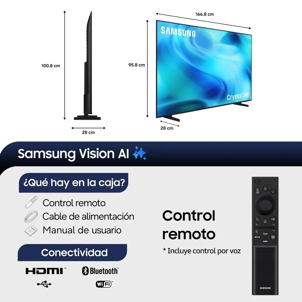 Samsung Crystal UHD U8500H 75", foto 2