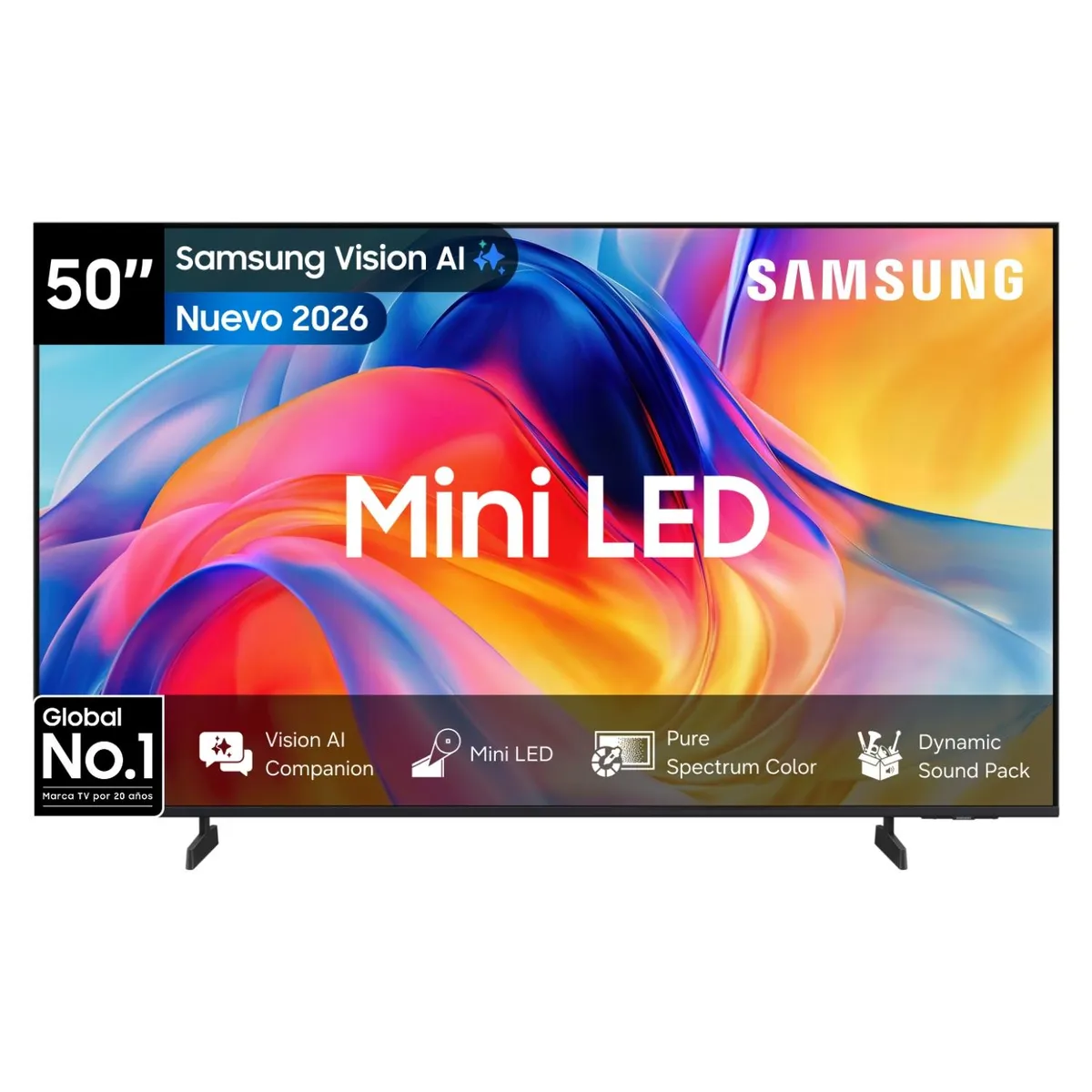SAMSUNG - 50" Mini LED M75H 4K Samsung Vision AI Smart TV (2026)