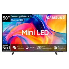 SAMSUNG - 50" Mini LED M75H 4K Vision AI Smart TV (2026) + Control por Voz