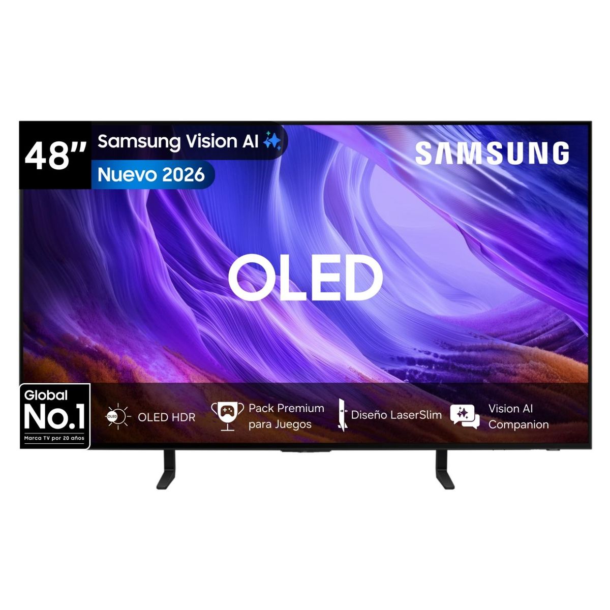 SAMSUNG - 48" OLED S85H 4K Samsung Vision AI Smart TV (2026)