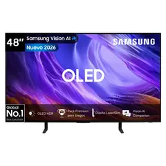 SAMSUNG - 48" OLED S85H 4K Vision AI Smart TV (2026) + Control por Voz