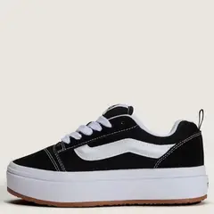 VANS - Knu Skool Stacklite Zapatilla Urbana Mujer Cuero Negro