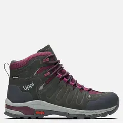 LIPPI - All Terra Mid Zapatilla Outdoor Y Trekking Mujer Burdeo