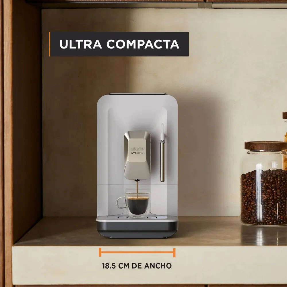 Krups My Coffee Steam Digital EA201B Blanco, foto 2