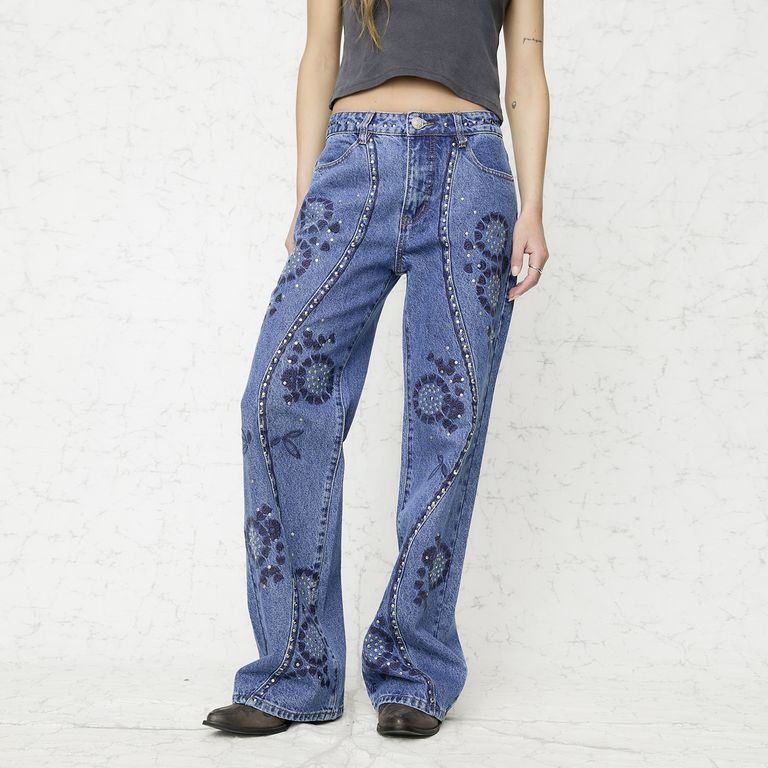 Jeans Straight Mujer