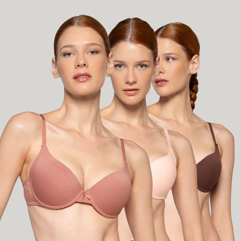 Pack De 3 Sostenes Mujer Algodón