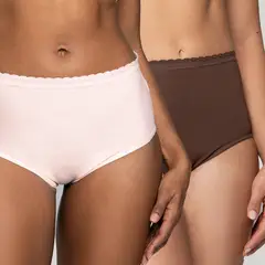INTIME - Pack De 2 Calzones Algodón Mujer