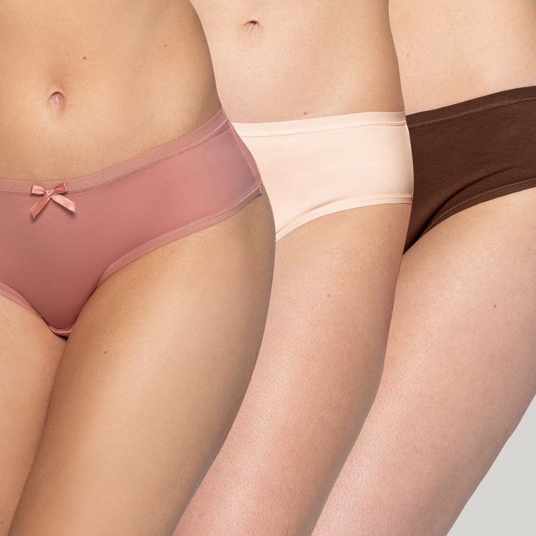 Pack De 3 Culottes Algodón Mujer