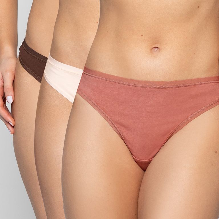 Pack De 3 Colaless Algodón Mujer