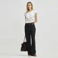 SAVILLE ROW - Pantalón Lino Mujer