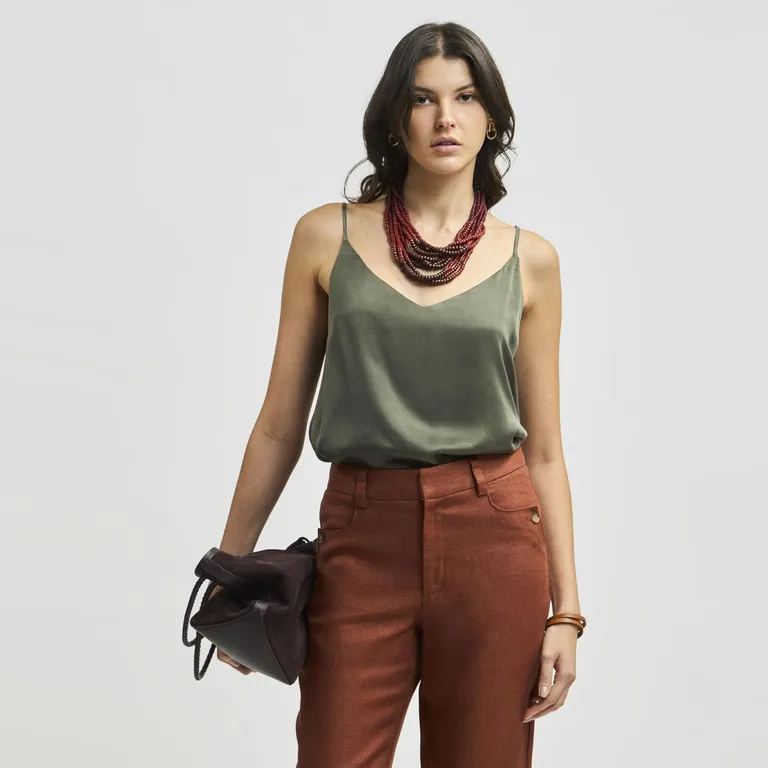 Blusa Manga Corta Mujer