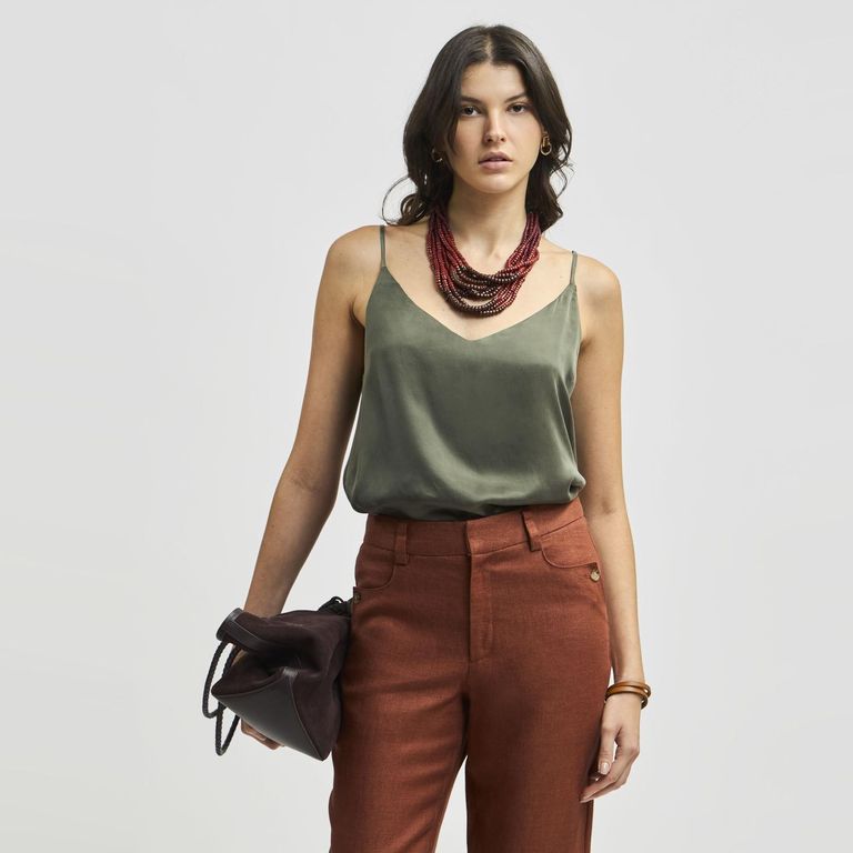 Blusa Manga Corta Mujer