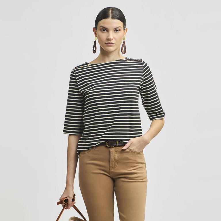 Polera Rayada Mujer
