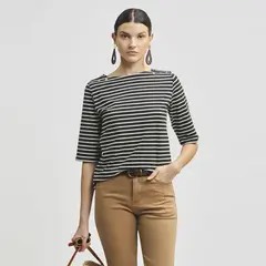 SAVILLE ROW - Polera Manga 3/4Mujer