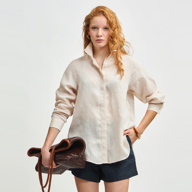 Camisa Manga Larga Mujer